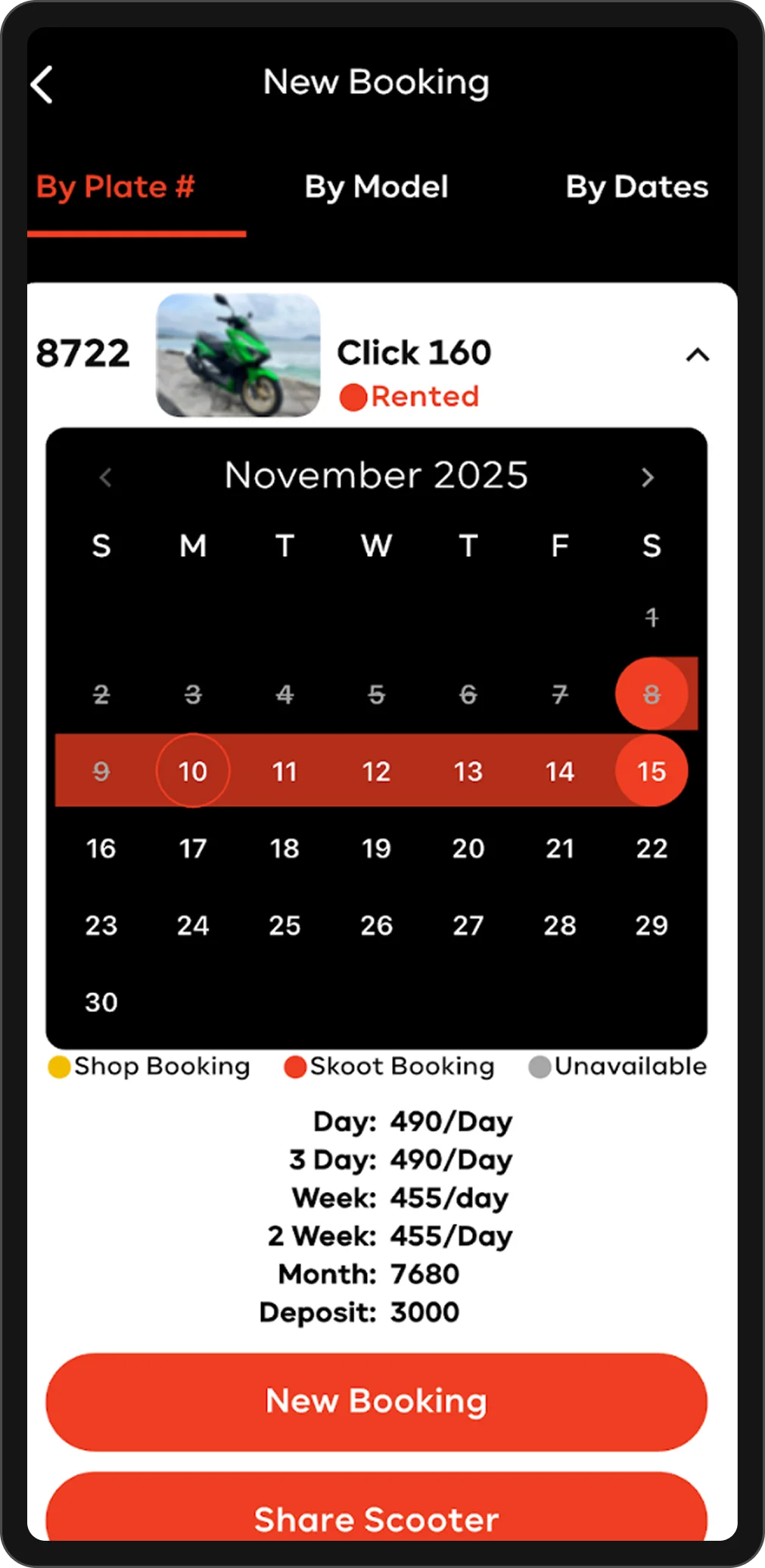 Manage Bookings